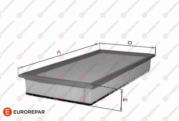 EUROREPAR 1682261180 - Воздушный фильтр двигателя abcparts.ee
