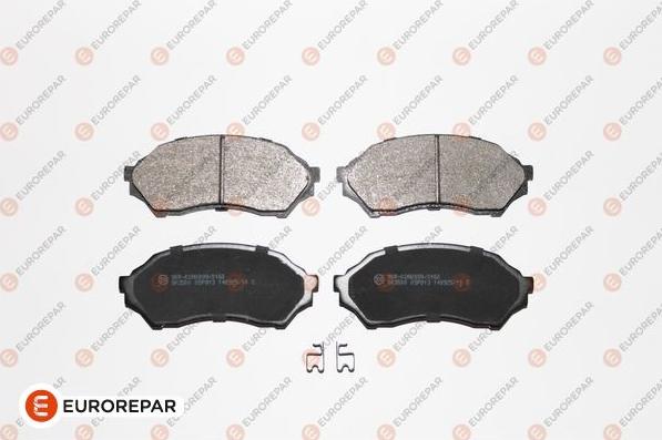 EUROREPAR 1623058980 - Тормозные колодки, дисковые, комплект abcparts.ee