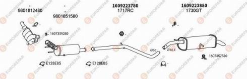 EUROREPAR 102054 - Система выпуска ОГ abcparts.ee