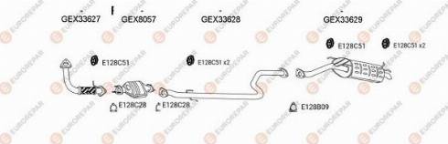 EUROREPAR 100140 - Система выпуска ОГ abcparts.ee