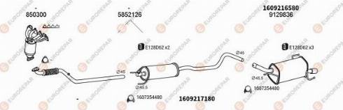 EUROREPAR 101234 - Система выпуска ОГ abcparts.ee
