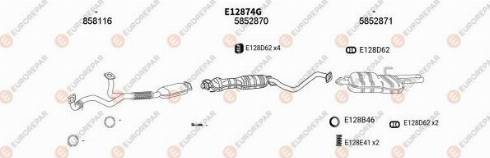 EUROREPAR 103163 - Система выпуска ОГ abcparts.ee