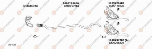 EUROREPAR 102410 - Система выпуска ОГ abcparts.ee