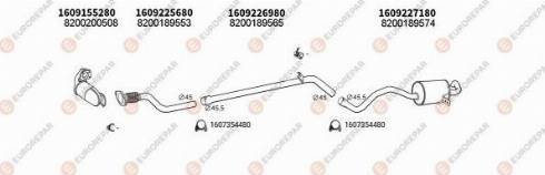 EUROREPAR 102434 - Система выпуска ОГ abcparts.ee