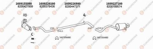 EUROREPAR 102436 - Система выпуска ОГ abcparts.ee