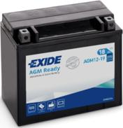 Exide AGM12-19 - Стартерная аккумуляторная батарея, АКБ abcparts.ee