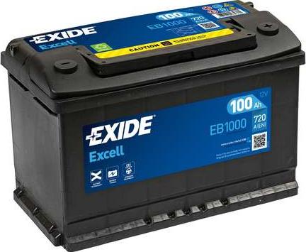 Exide EB1000 - Стартерная аккумуляторная батарея, АКБ abcparts.ee