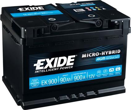 Exide EK900 - Стартерная аккумуляторная батарея, АКБ abcparts.ee