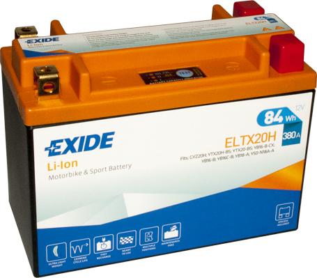 Exide ELTX20H - Стартерная аккумуляторная батарея, АКБ abcparts.ee