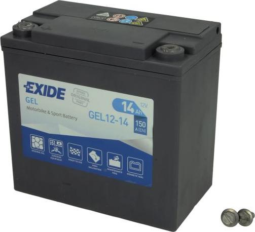 Exide GEL12-14  - Стартерная аккумуляторная батарея, АКБ abcparts.ee