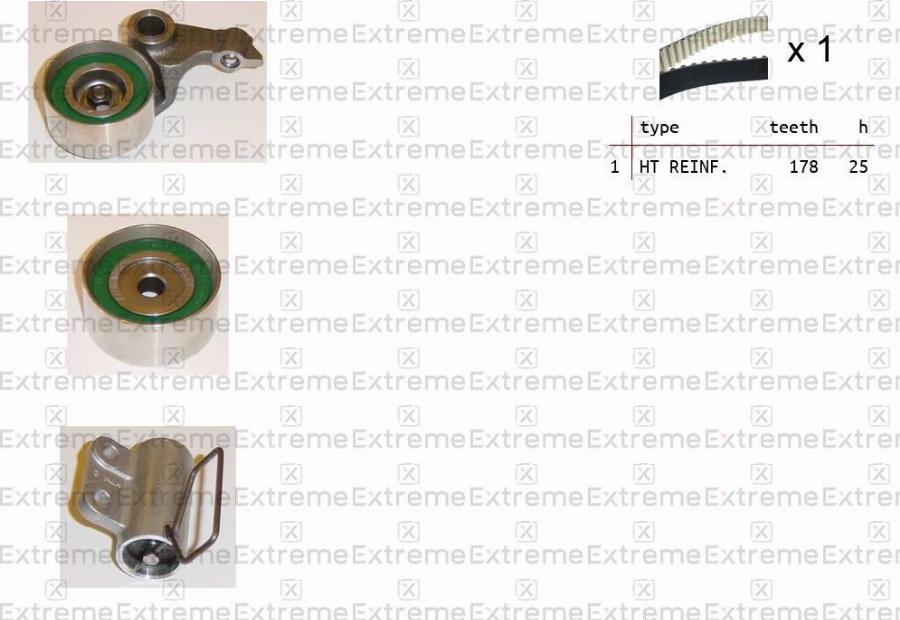 EXTREME 99990049 - Комплект зубчатого ремня ГРМ abcparts.ee