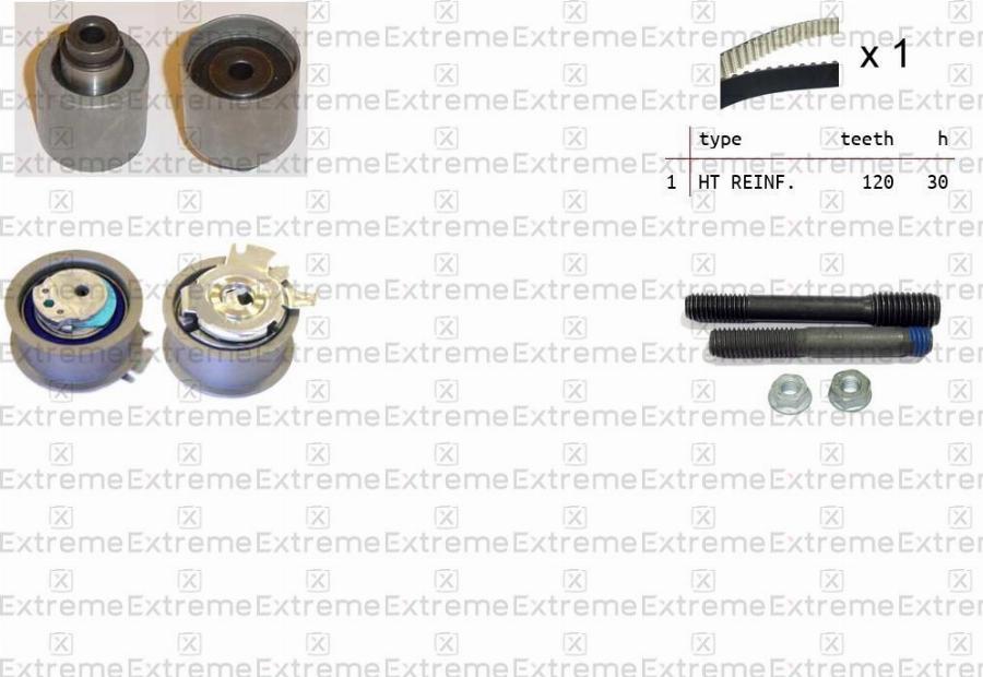 EXTREME 99990028 - Комплект зубчатого ремня ГРМ abcparts.ee