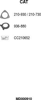 FA1 MD000910 - Катализатор abcparts.ee