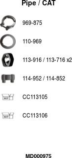 FA1 MD000975 - Катализатор abcparts.ee