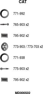 FA1 MD000502 - Катализатор abcparts.ee