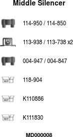 FA1 MD000008 - Средний глушитель выхлопных газов abcparts.ee