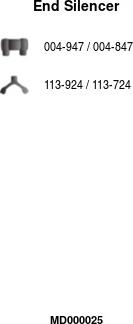 FA1 MD000025 - Глушитель выхлопных газов, конечный abcparts.ee