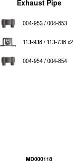 FA1 MD000118 - Труба выхлопного газа abcparts.ee