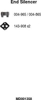 FA1 MD001358 - Глушитель выхлопных газов, конечный abcparts.ee