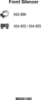 FA1 MD001282 - Предглушитель выхлопных газов abcparts.ee