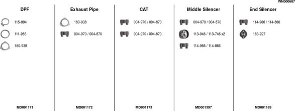 FA1 WN000687 - Система выпуска ОГ abcparts.ee