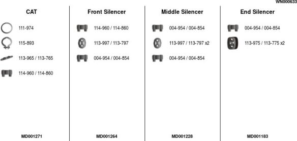 FA1 WN000633 - Система выпуска ОГ abcparts.ee