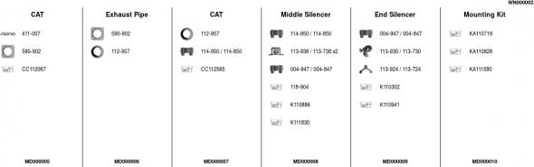 FA1 WN000002 - Система выпуска ОГ abcparts.ee