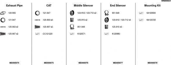 FA1 WN000031 - Система выпуска ОГ abcparts.ee