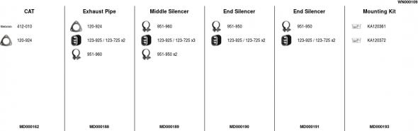 FA1 WN000109 - Система выпуска ОГ abcparts.ee