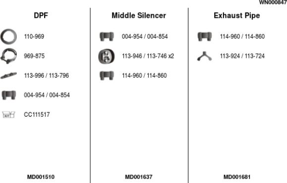 FA1 WN000847 - Система выпуска ОГ abcparts.ee