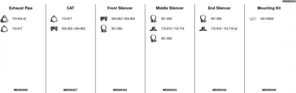 FA1 WN000301 - Система выпуска ОГ abcparts.ee