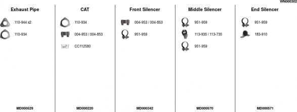 FA1 WN000302 - Система выпуска ОГ abcparts.ee