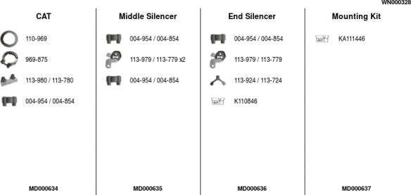 FA1 WN000328 - Система выпуска ОГ abcparts.ee