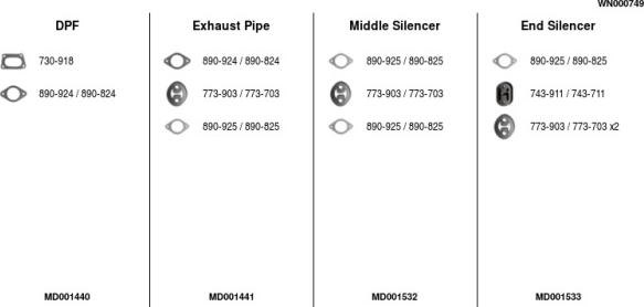 FA1 WN000749 - Система выпуска ОГ abcparts.ee