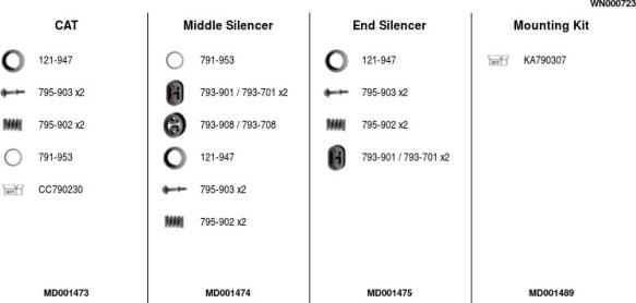 FA1 WN000723 - Система выпуска ОГ abcparts.ee