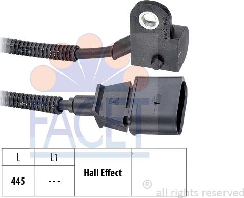 FACET 9.0422 - Датчик положения Распредвала abcparts.ee