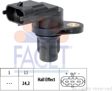 FACET 9.0556 - Датчик положения Распредвала abcparts.ee