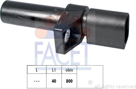 FACET 9.0578 - Датчик положения Коленвала, RPM abcparts.ee