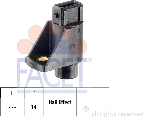 FACET 9.0042 - Датчик положения Распредвала abcparts.ee