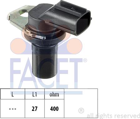 FACET 9.0308 - RPM датчик АКПП, частота вращения автомат. коробки abcparts.ee