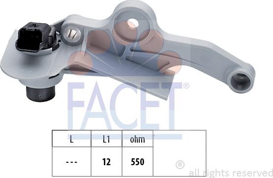 FACET 9.0299 - Датчик положения Коленвала, RPM abcparts.ee