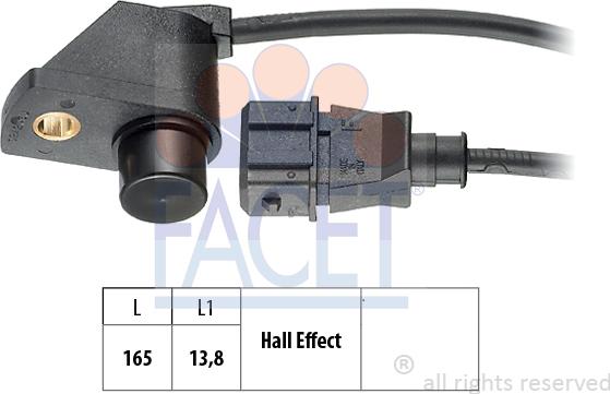 FACET 9.0242 - Датчик положения Распредвала abcparts.ee