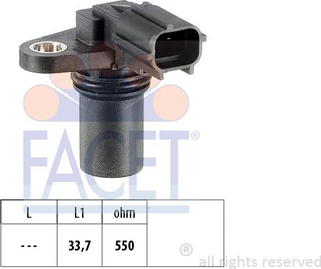 FACET 9.0281 - Датчик положения Распредвала abcparts.ee