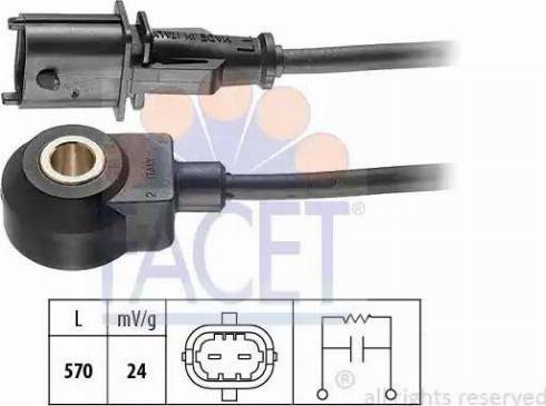 FACET 9.3032 - Датчик детонации abcparts.ee