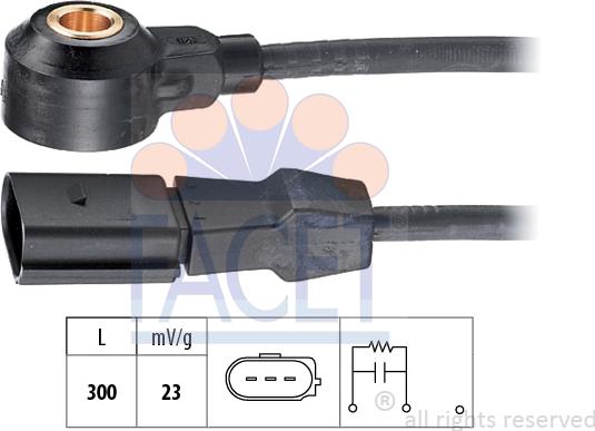 FACET 9.3073 - Датчик детонации abcparts.ee