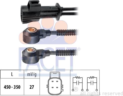 FACET 9.3174 - Датчик детонации abcparts.ee