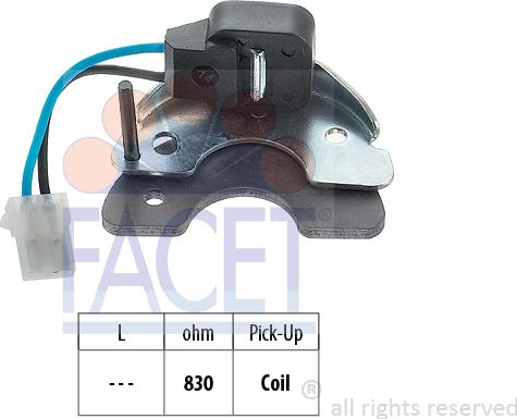 FACET 8.4977/1 - Датчик, импульс зажигания abcparts.ee
