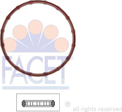 FACET 7.9711 - Прокладка, термостат abcparts.ee