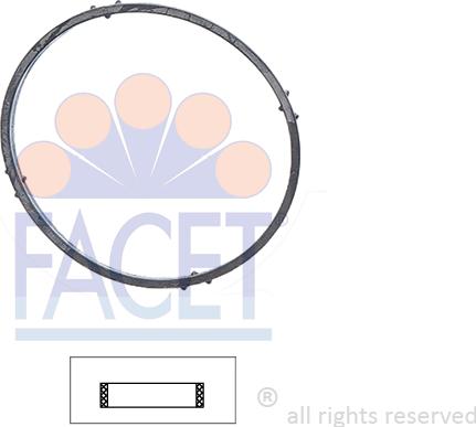 FACET 7.9701 - Прокладка, термостат abcparts.ee