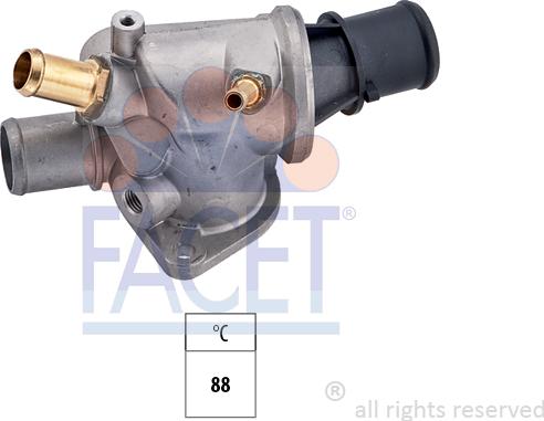 FACET 7.8469 - Термостат охлаждающей жидкости / корпус abcparts.ee